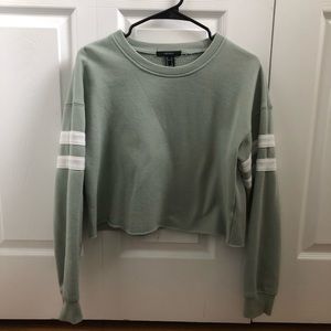 Size Medium Cropped Crewneck Sweatshirt